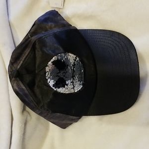 NMBC Jack face sequins hat.